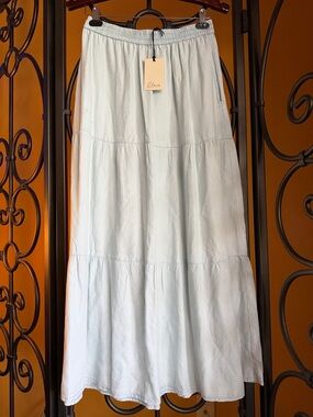 ELAN Tier Skirt Malu Maxi Tier Skirt